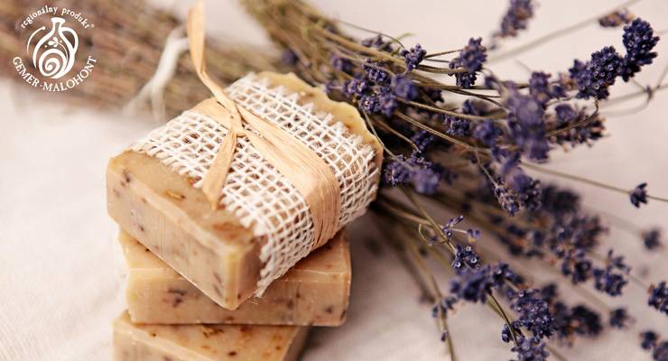 Levanduľové mydlo s kozím mliekom Levanduľové mydlo s kozím mliekom