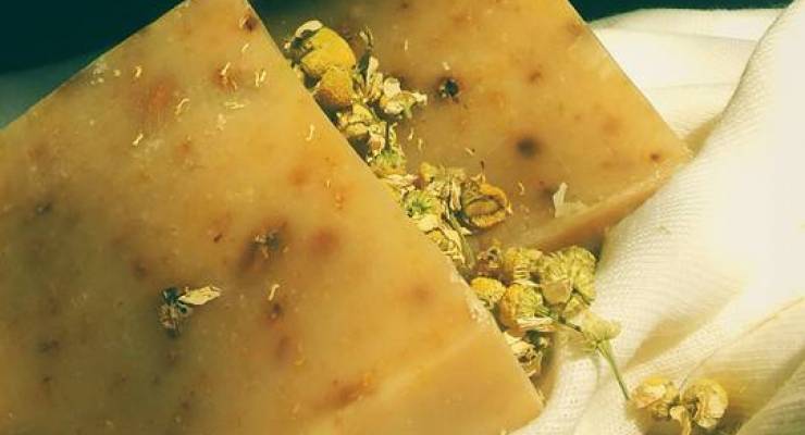 Harmančekové mydlo s kozím mliekom Harmančekové mydlo s kozím mliekom