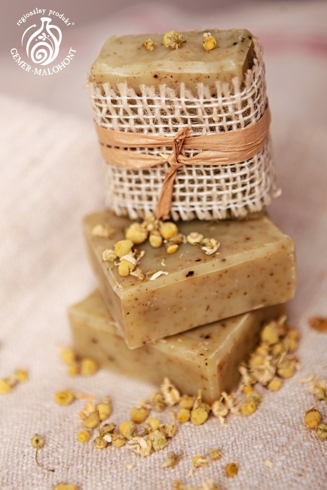 Rumančekový pevný mydlový šampón