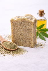 Konopn� peelingov� mydlo