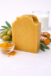 Olivov� mydlo s koz�m mliekom a kurkumou