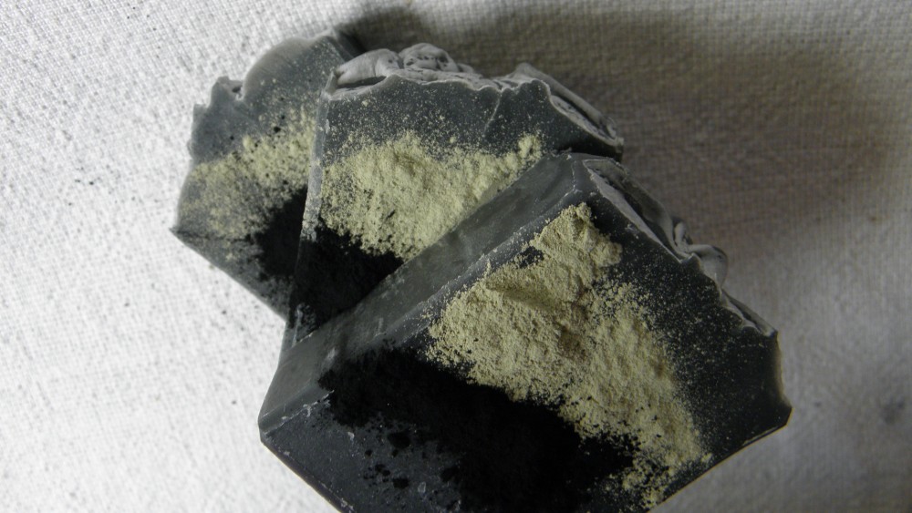 Mydlo s aktívnym uhlím a zeleným ílom - Jemná citrónová