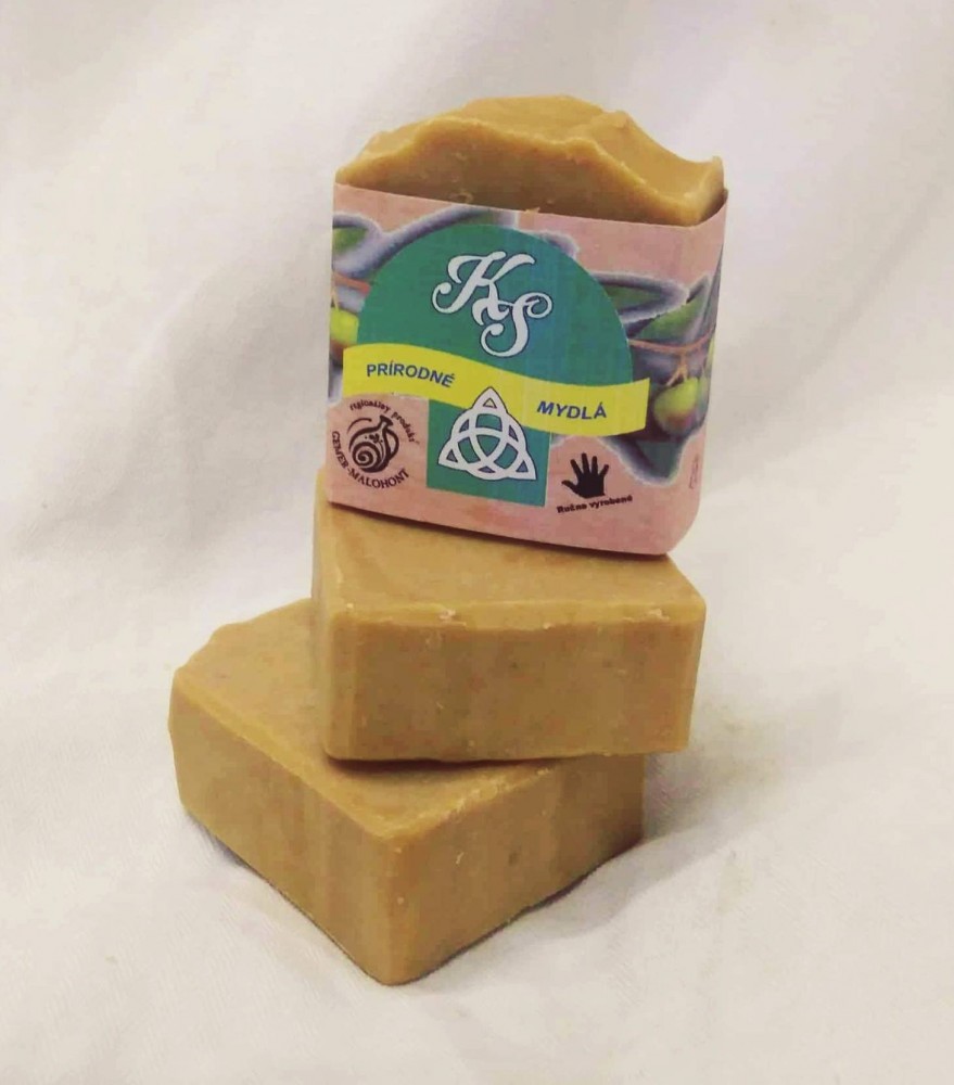 Olivové mydlo s kozím mliekom a kurkumou