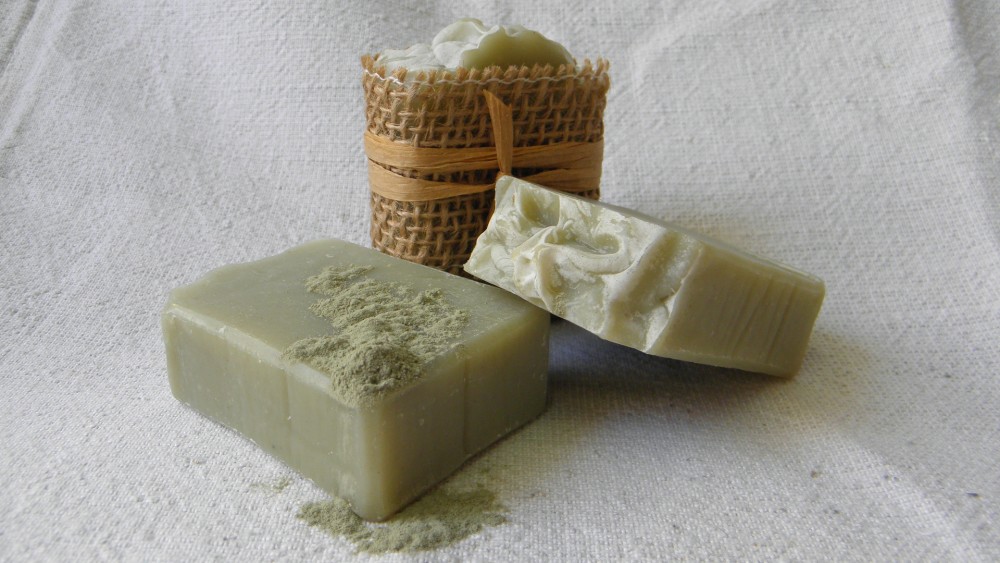 Prírodné mydlo so zeleným ílom Podzemný dar